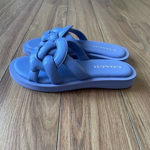 Coach Blue Women's Georgie slides